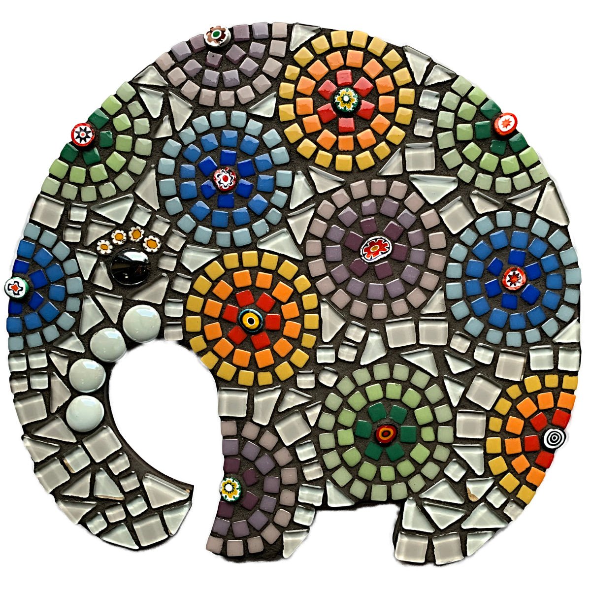 Trois Petits Points - Kit De Mosaïque Géant Bee, En Pierre Naturelle, Cadre En Bois Inclus, Activité Créative éducative