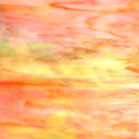 Glass Plate Peach Pearl