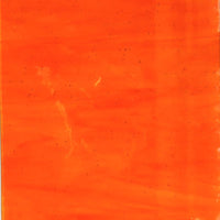 Glass Plate Neon Orange