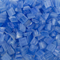 Gold Veined Glass Mosaic 10mm Jewel Blue