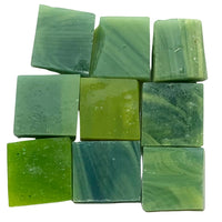 Glasmosaik Tiffany-Glas 10mm Moosgrün