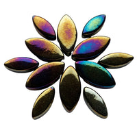 Petals Iridised Black