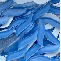 Wavy Petals Sky Blue