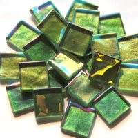 Crystal Wavy Iridescent 20mm Basil