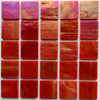 Pâtes de Verre Tiffany 20mm Citrouille Iridescent