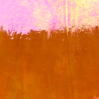 Glasplatte Orange Irisiert