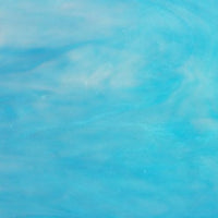 Plaque de Verre Turquoise Clair Opal