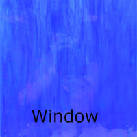 Glass Plate Cobalt Iridescent