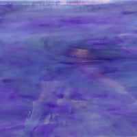 Glass plate Amethyst Blue Iridescent
