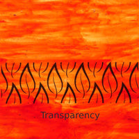 Plaque De Verre Orange Flou