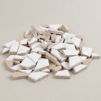 Mini-puzzles de céramique Blanc