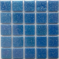 Pâtes De Verre Irisées 20mm Bleu Ciel