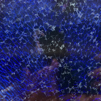 Crackle Bleu Argenté