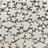 Verre Mosaique - glass mosaic -Glasmosaik-glasmozaïek-Charms Nieuw Wit - mosaicshop