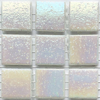 Verre Mosaique - glass mosaic -Glasmosaik-glasmozaïek-Glasmozaiek Iriserend 20mm Engelvleugel - mosaicshop