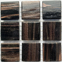 Verre Mosaique - glass mosaic -Glasmosaik-glasmozaïek-Glasmozaiek met Goud Dooradert 20mm Hermatiet - mosaicshop