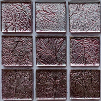 Verre Mosaique - glass mosaic -Glasmosaik-glasmozaïek-Glasmozaiek Spiegel 20mm Granaat - mosaicshop