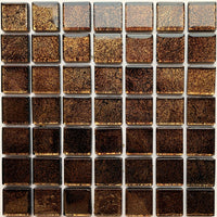 Verre Mosaique - glass mosaic -Glasmosaik-glasmozaïek-Glasmozaiek Spiegel 20mm Messing - mosaicshop