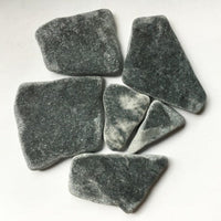 Verre Mosaique - glass mosaic -Glasmosaik-glasmozaïek-Marmer Polygoon Nero Lavica - mosaicshop