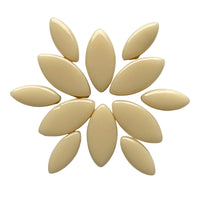 Verre Mosaique - glass mosaic -Glasmosaik-glasmozaïek-Ottoman Bloemblaadjes Crème - mosaicshop