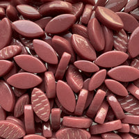 Verre Mosaique - glass mosaic -Glasmosaik-glasmozaïek-Ottoman Bloemblaadjes Donkerroze - mosaicshop