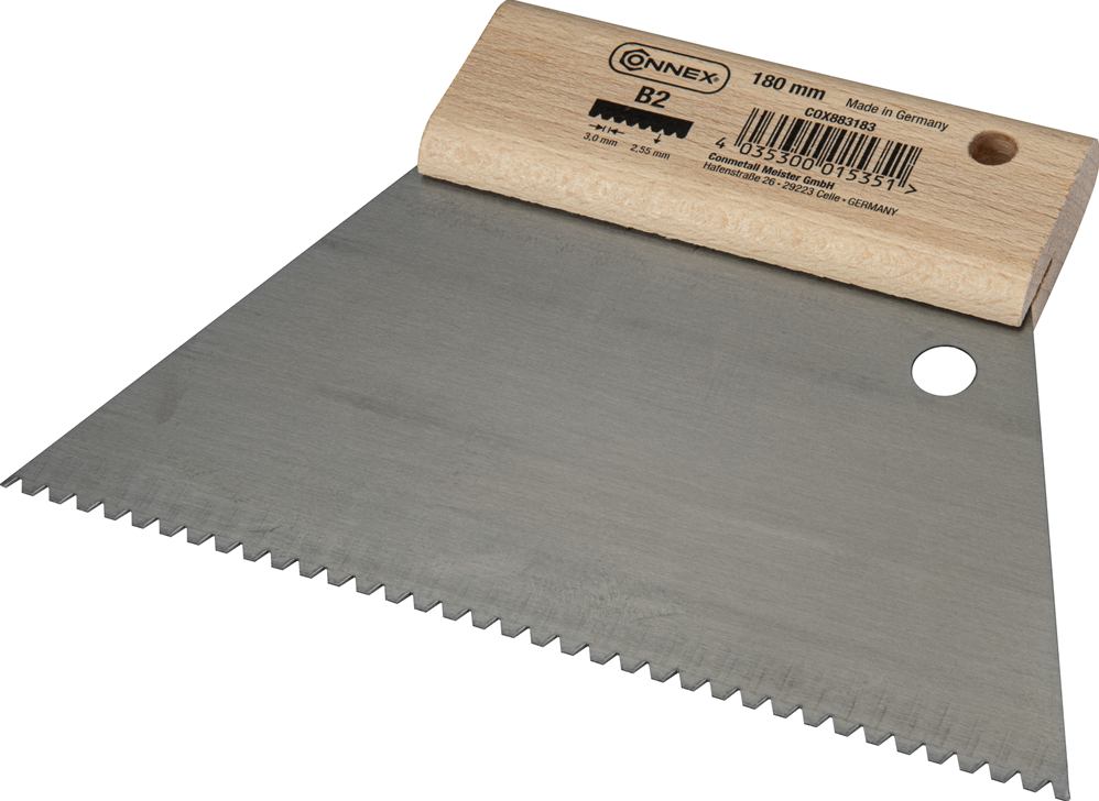 Connex – Peigne à colle – 180 mm – B2 2,9 × 2,7 mm