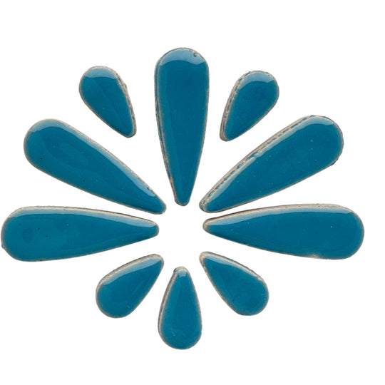 Gouttes de Céramiques  Bleu