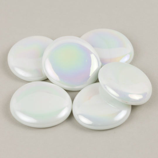 Glass Nuggets XL 30-36mm Opal White