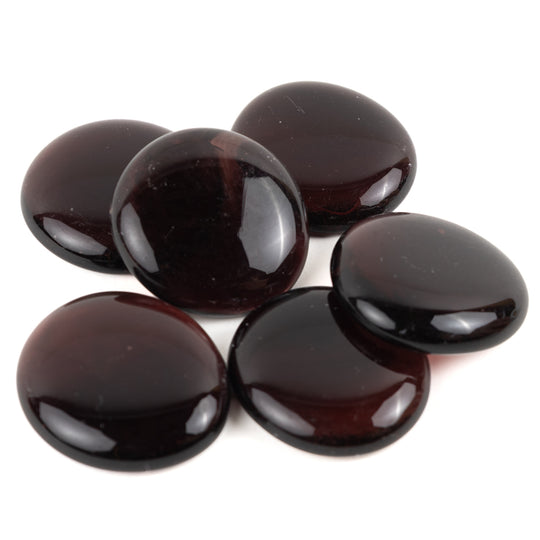 Billes de Verre XL 30-36mm Grain de Rasin Cristal