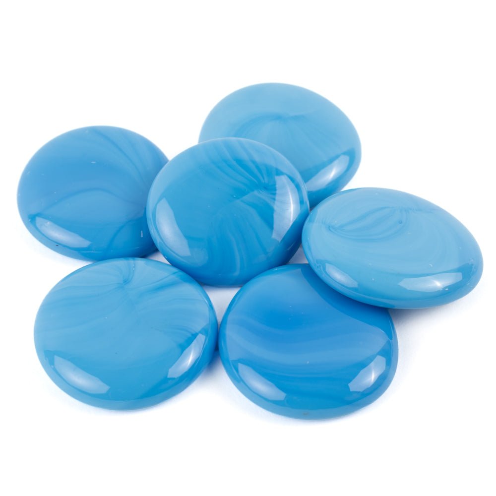 Glass Nuggets XL 30-36mm Turquoise