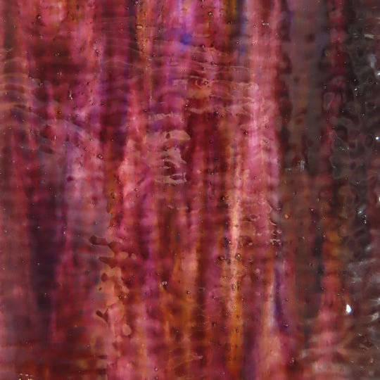 Glasplatte Walnuss Gewellt Zart