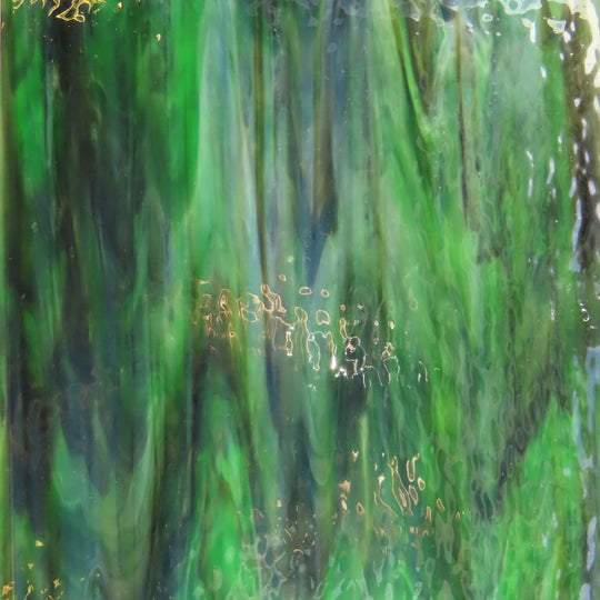 Glasplatte Immergrün Gewellt