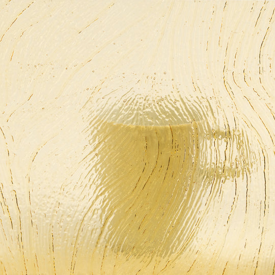 Glass Plate Pale Amber Ripple