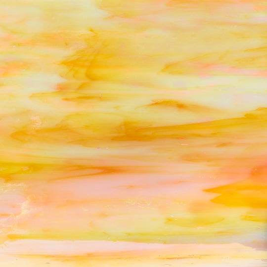 Glass Plate Peach Pearl