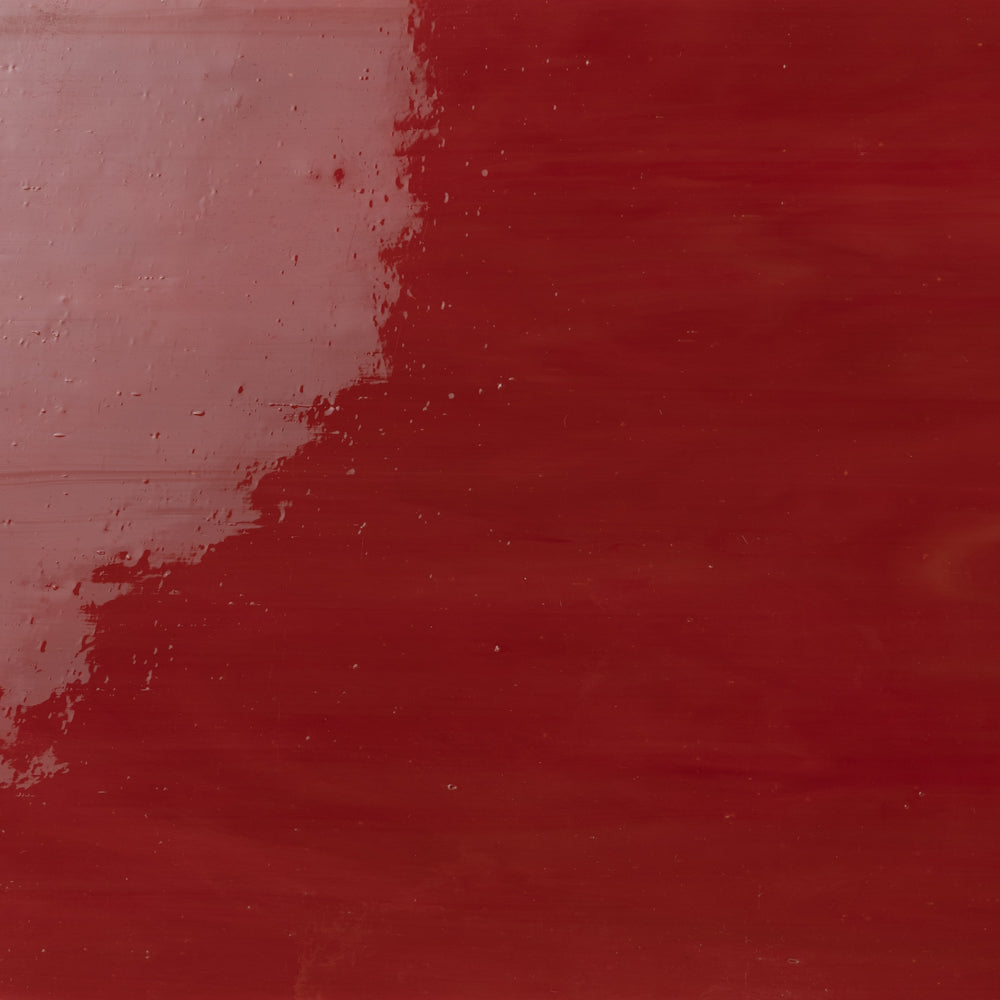 Glass Plate Deep Red Marble 