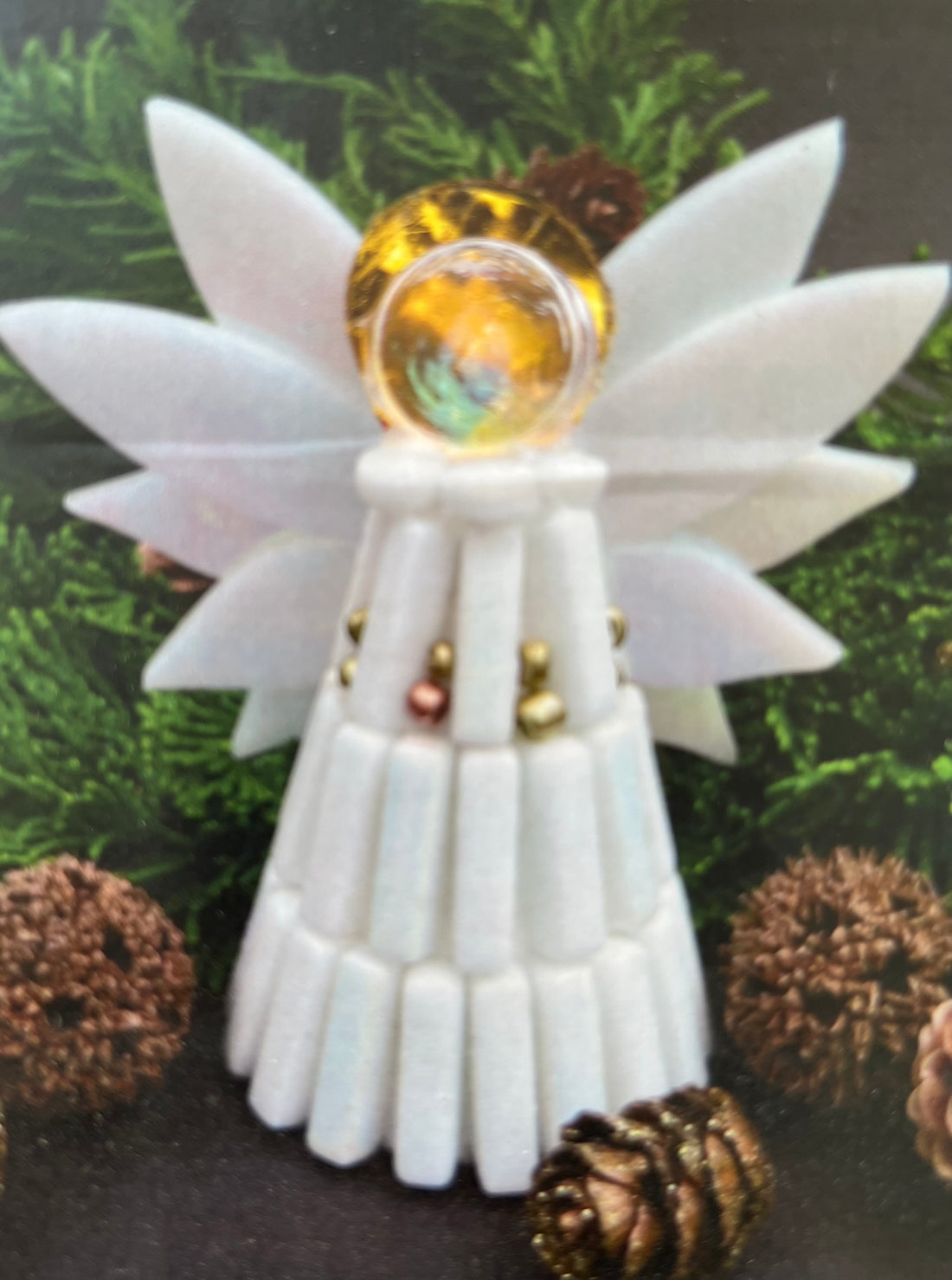 Ange de Noël Blanc (3 pièces)