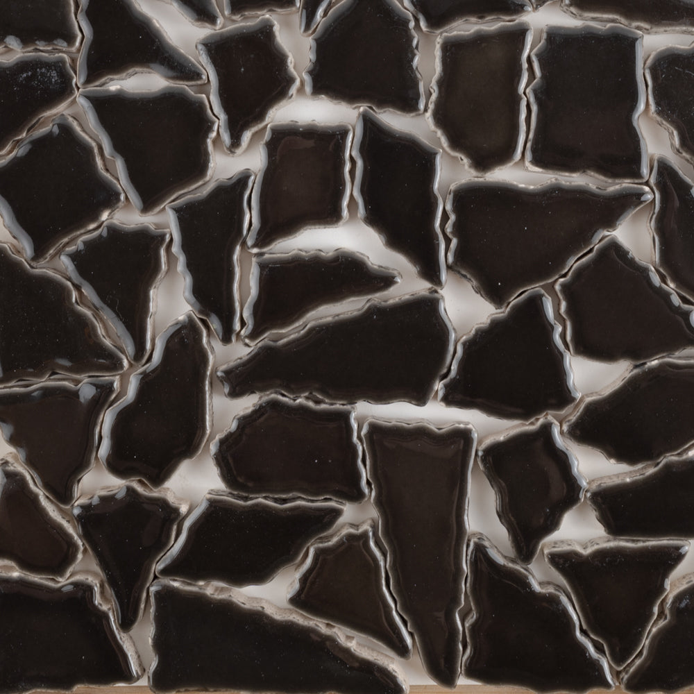 Keramik Mosaik Puzzle  Weiß