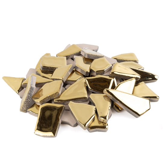 Keramik Mosaik Puzzle  Weiß
