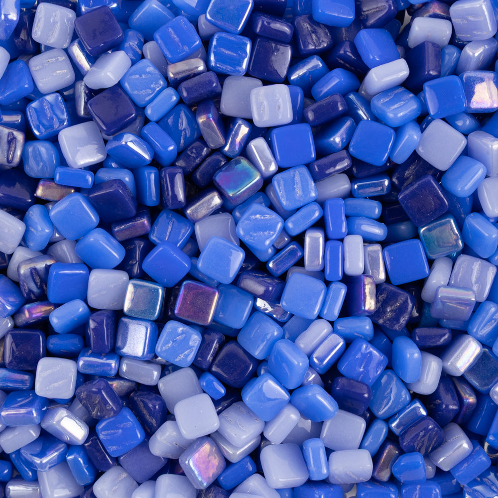 Ottoman 8mm Blue Mix