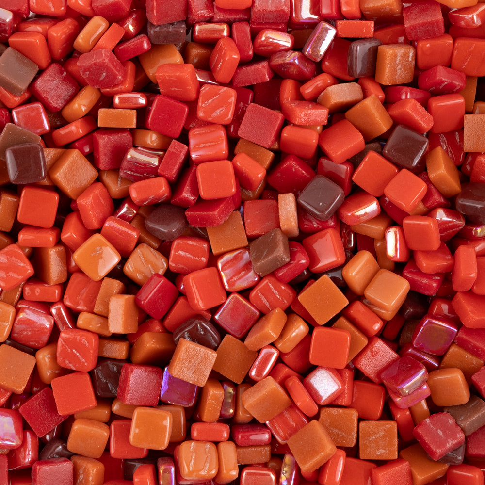 Ottoman 8mm Red Mix