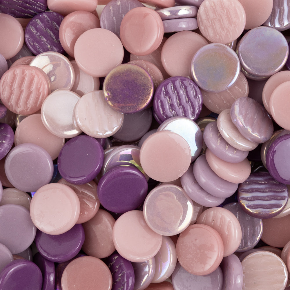 Rounds 18mm  Purple Mix