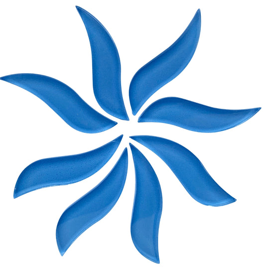 Pétale Ondulé Bleu Ciel