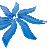 Gewellte Blütenblätter Luft Blau