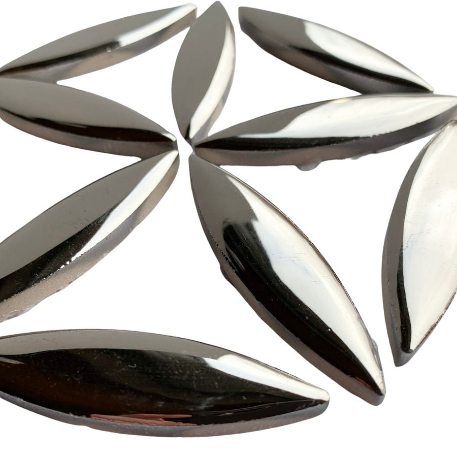 Ceramic Ellipse  Silver