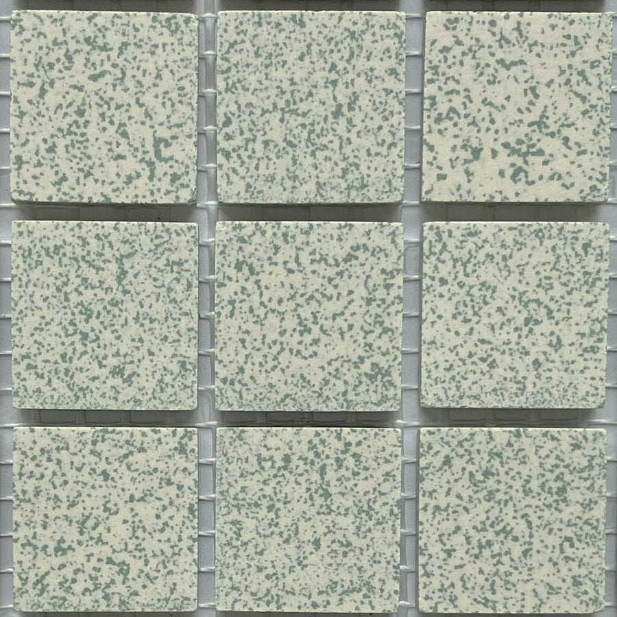 Winckelmans Vert 209 Mouchetés 20x20 mm – gros plan sur les mouchetures vertes et la finition mate