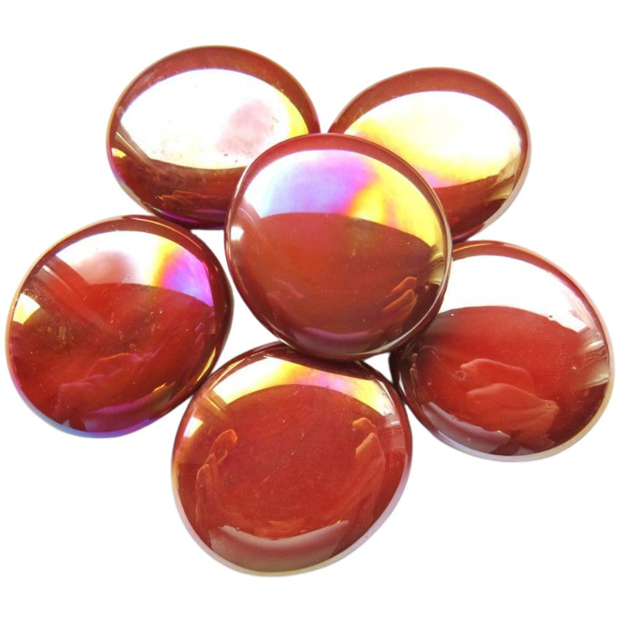Glasnuggets XL 30-36mm Opal-Rot