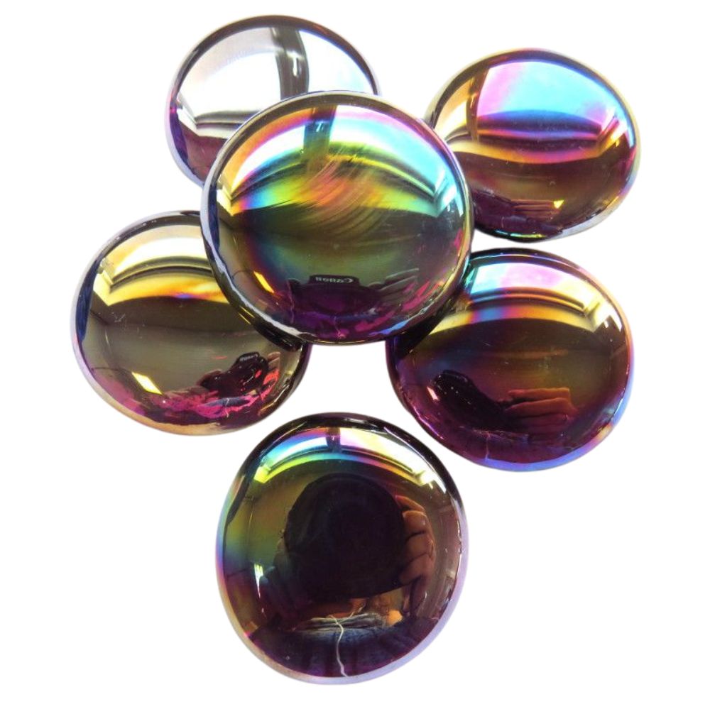 Glass Nuggets XL 30-36mm  Grape Diamond