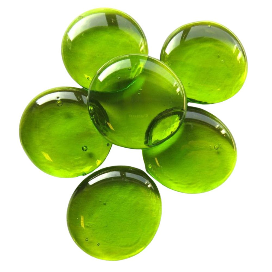 Billes de Verre XL 30-36mm  Kiwi Cristal