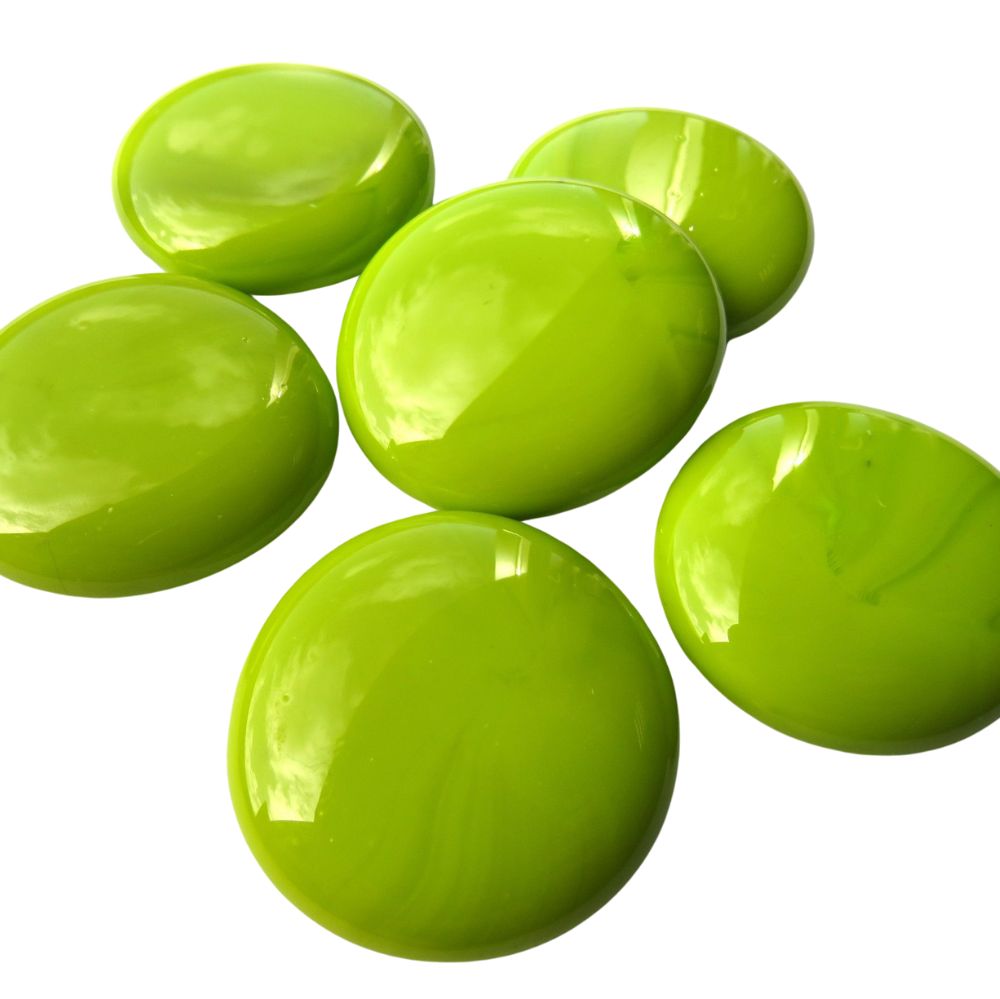 Glass Nuggets XL 30-36mm  Kiwi