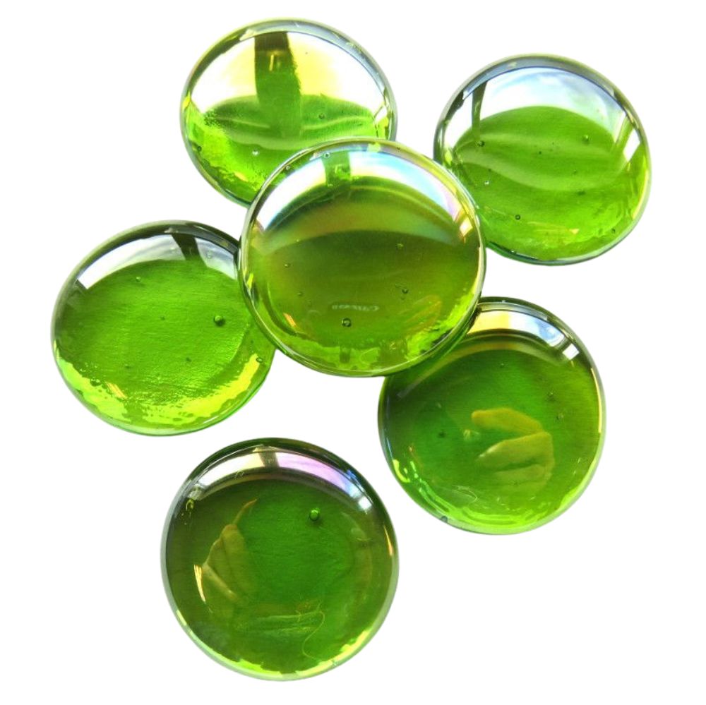 Billes de Verre XL 30-36mm  Kiwi Diamant 
